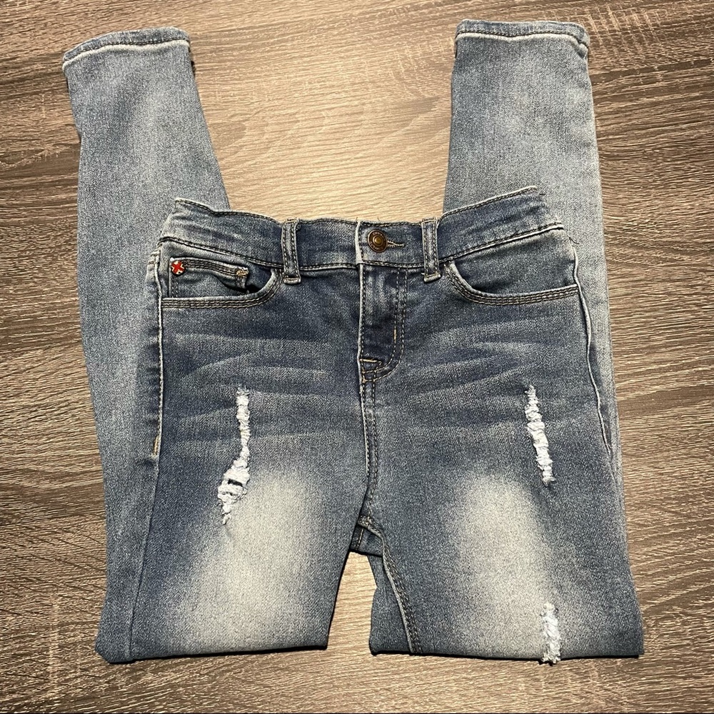 Hudson Super Stretch Elastic Waist Jeans Girls 6X